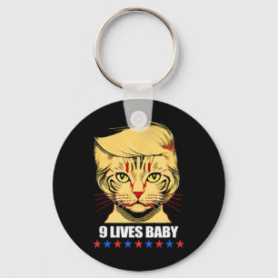 Chaveiro Cat Trump 9 Vive Baby Kamala Harris Para President
