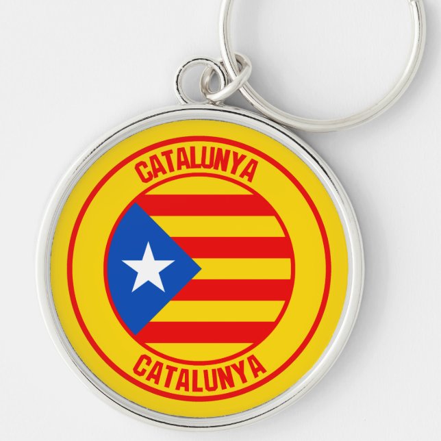 Chaveiro Catalunya Round Emblem (Frente)