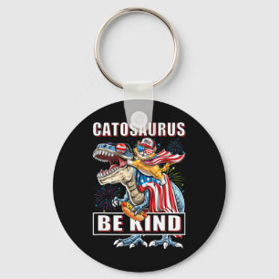 Chaveiro Catossauro Engraçado Dinossauro Meowica