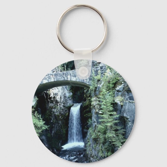 Chaveiro Caudal de água por cascata de ponte (Frente)