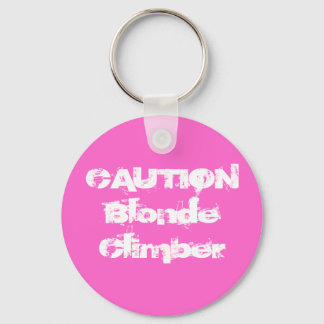 Chaveiro CAUTIONBlonde Climber