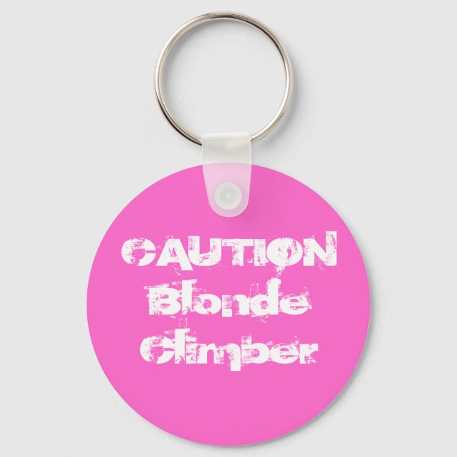 Chaveiro CAUTIONBlonde Climber (Frente)