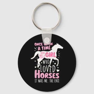 Chaveiro Cavaleiro-Cavalo - Uma Menina Que Amava Cavalos -