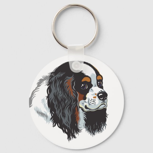 Chaveiro cavaleiro charles spaniel (Frente)