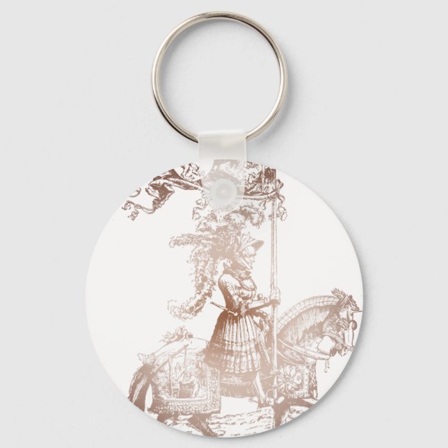 Chaveiro Cavaleiro na Armadura Brilhante (Frente)