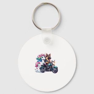Chaveiro Cavalgando Um Unicórnio De Moto Garotas Mulheres C
