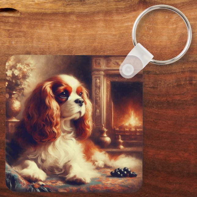 Chaveiro Cavalier King Charles Spaniel (Verso)