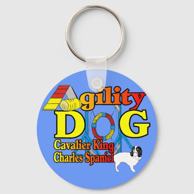 Chaveiro Cavalier_King_Charles_Spaniel_Agilidade (Frente)