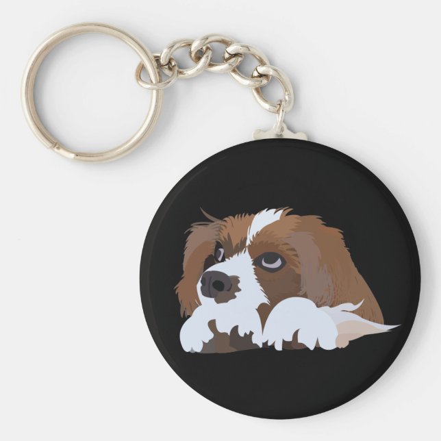 Chaveiro Cavalier King Charles Spaniel Dog Lover (Frente)