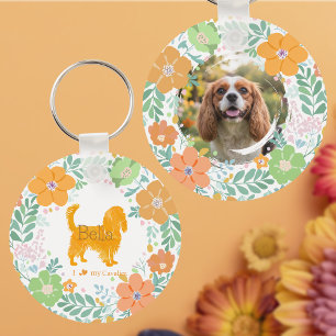 Chaveiro Cavalier King Charles Spaniel Flor de Laranja Past