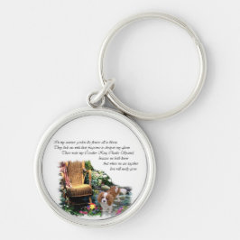 Chaveiro Cavalier King Charles Spaniel Summer Garden