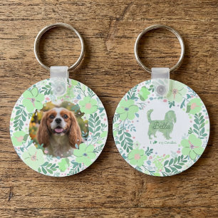 Chaveiro Cavalier King Charles Spaniel Verde Menta Personal