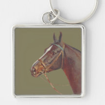 Cavalo castanho-escuro, retrato de cavalo vintage