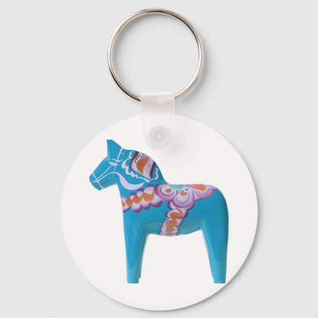 Chaveiro Cavalo Dala Azul do Céu (Frente)