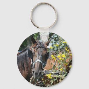 Chaveiro Cavalo de espera de amish