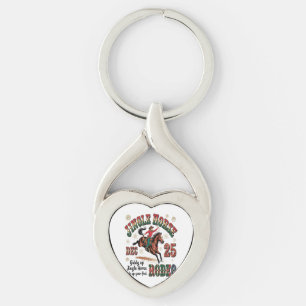 Chaveiro Cavalo de Jingle Rodeo de Natal