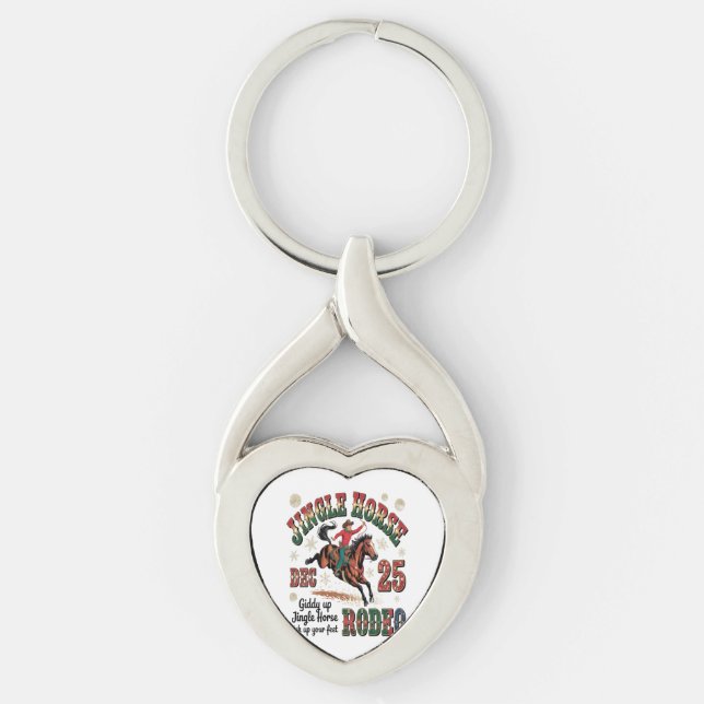Chaveiro Cavalo de Jingle Rodeo de Natal (Frente)