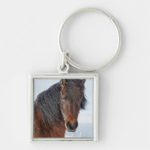 Chaveiro Cavalo Islandês de raça puro-sangue