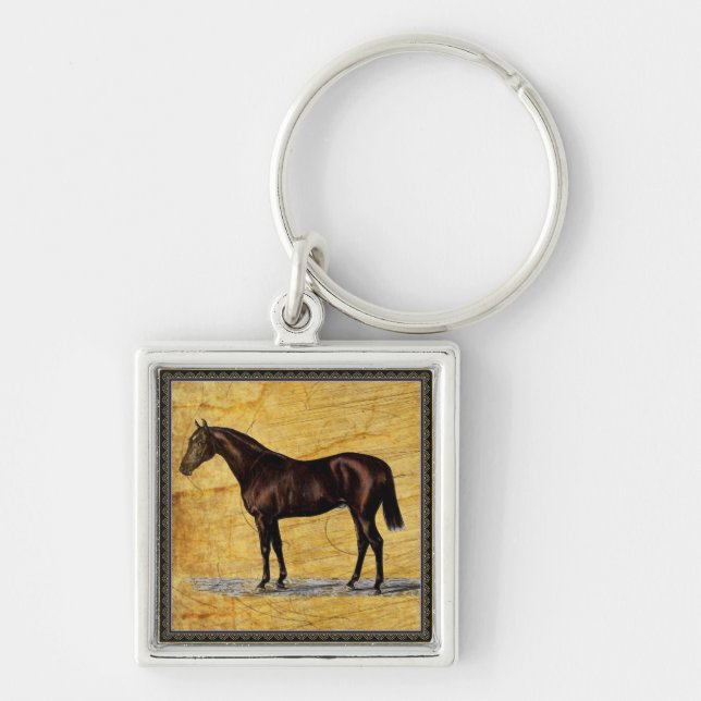 Chaveiro Cavalo Marrom (Frente)