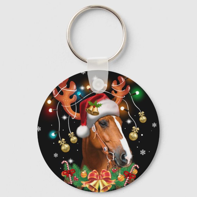 Chaveiro Cavalo Reindeer (Frente)