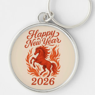 Chaveiro Cavalo Vermelho 2026