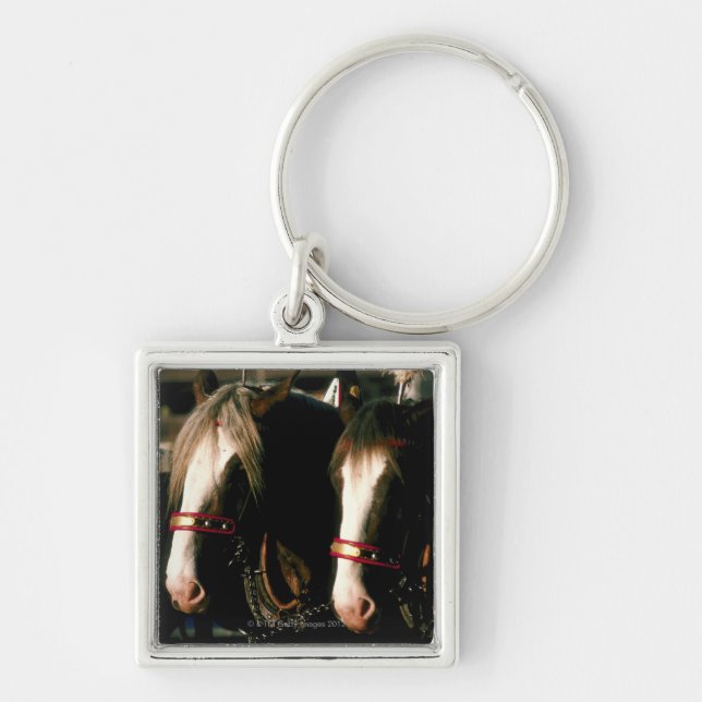 Chaveiro Cavalos com mantilhas (Frente)