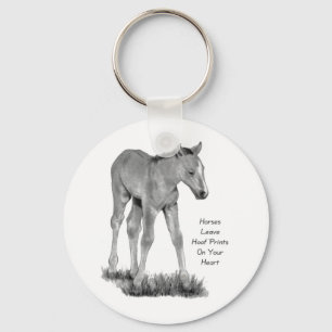 Chaveiro Cavalos do amor: Hoofprints em seu coração: Láp