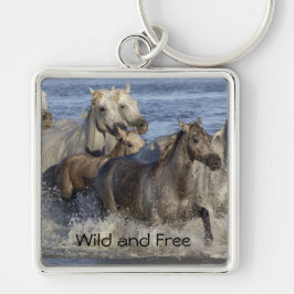 Chaveiro Cavalos galopando na água
