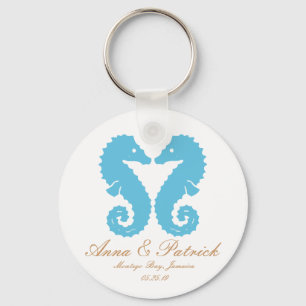 Chaveiro Cavalos marinhos que Wedding o anel chave