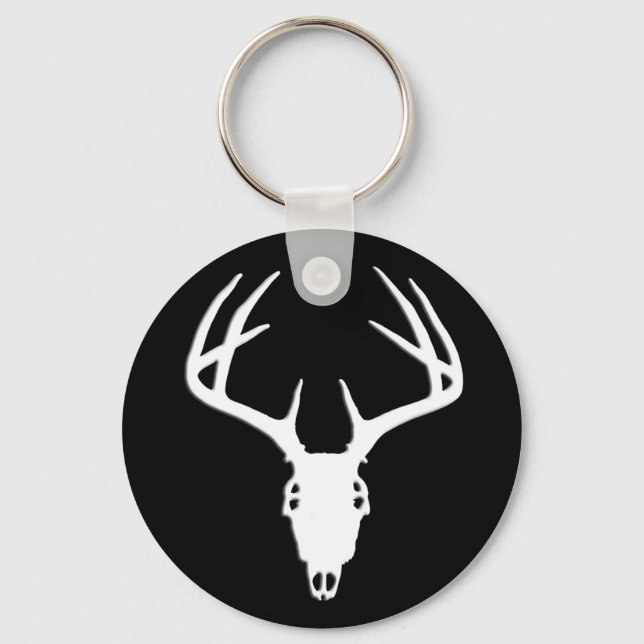 Chaveiro Caveira de Caça com Barcos (Frente)