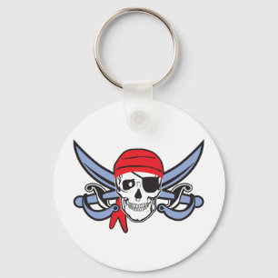 Chaveiro Caveira Pirata