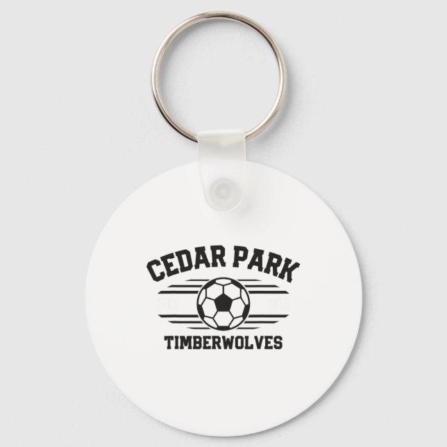 Chaveiro Cedar Park Timberwolves Futebol Ll 2025  (Frente)