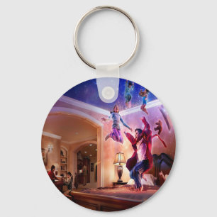 Chaveiro Celebração abstrata de Peter Pan da fantasia