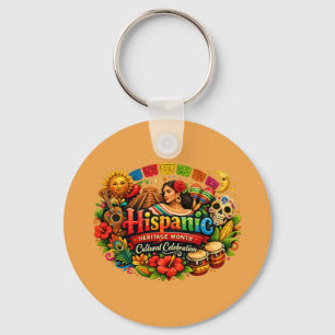 Chaveiro Celebração Cultural do Mês da Herança Hispânica