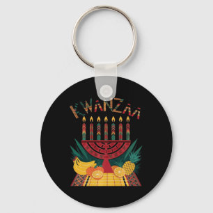 Chaveiro Celebração das Sete Velas da Funny Kinara Kwanzaa