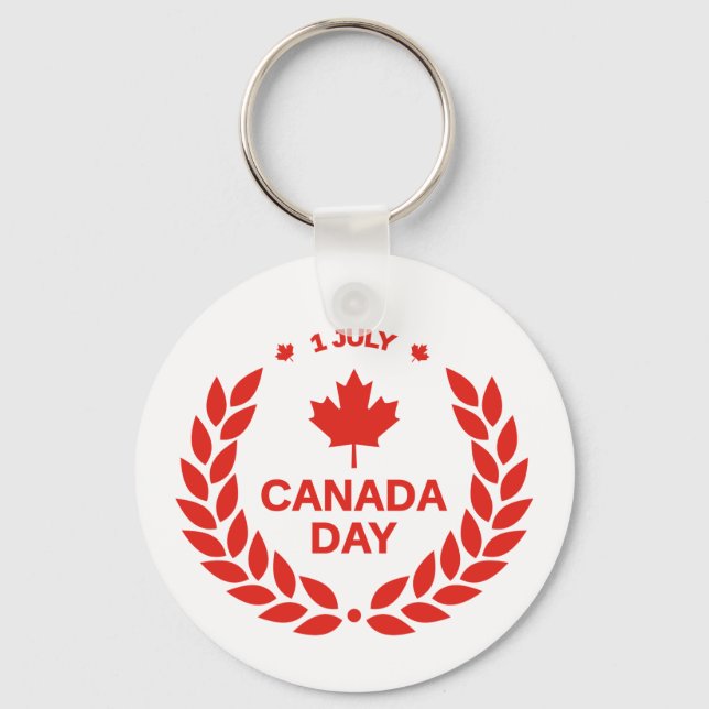 Chaveiro Celebração do Dia do Canadá-24658 (Frente)