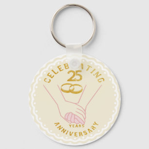 Chaveiro Celebrando 25 anos Brindes