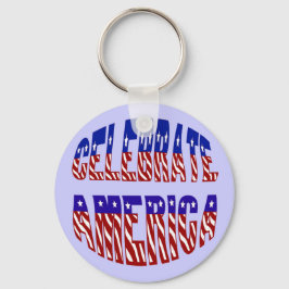 Chaveiro Celebrar a Fonte do Sinalizador da América nº 1 Ch