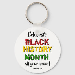 Chaveiro Celebrar o Mês da História Negra