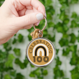 Chaveiro Celebrating 100 Typography