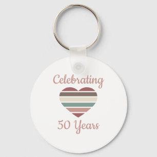 Chaveiro Celebrating 50th Wedding Anniversary