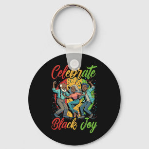 Chaveiro Celebre a Alegria do Juneteenth Negro História Neg