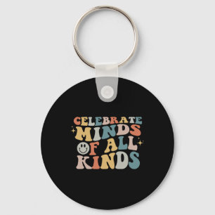 Chaveiro Celebre Mentes De Todos os Tipos Neurodiversidade
