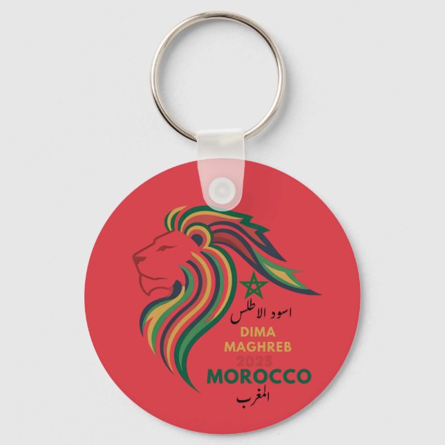 Chaveiro Celebre o espírito do futebol africano  (Frente)