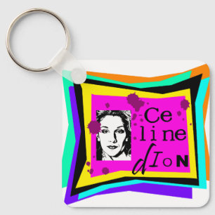 Chaveiro Celine Dion - arte pop