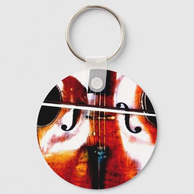 Chaveiro Cello Music é a Linda Artística (Frente)