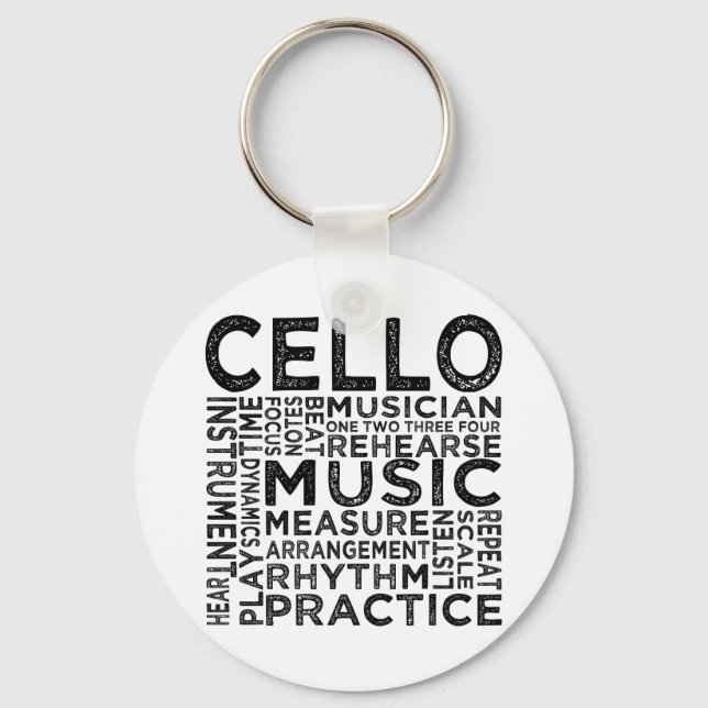Chaveiro Cello Typografia (Frente)