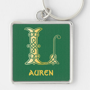 Chaveiro Celtic Knot Decorative Capital L.