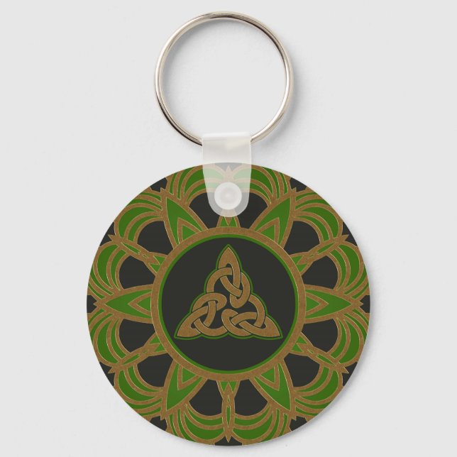 Chaveiro Celtic Trinity Knot Triquetra (Frente)