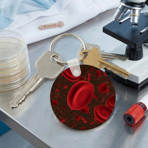 Chaveiro Células Vermelhas do Sangue Microscópicas